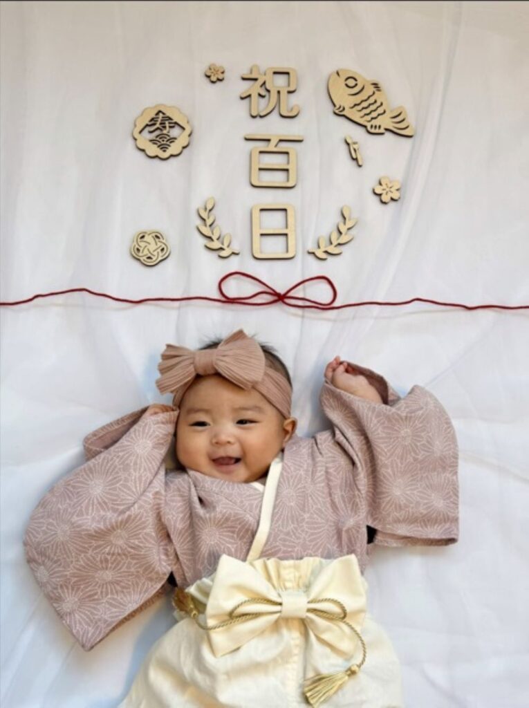 百日祝い（＠coconuturuuruさんより提供）