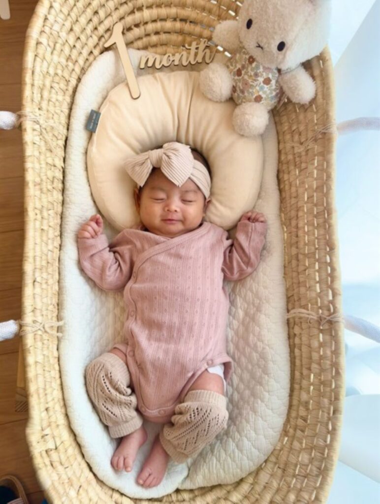 生後1ヶ月（＠coconuturuuruさんより提供）