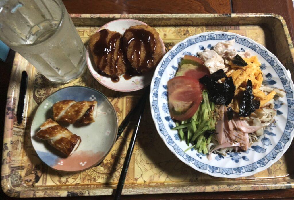 準備してくれた夕飯（＠ohananoko.15さんより提供）