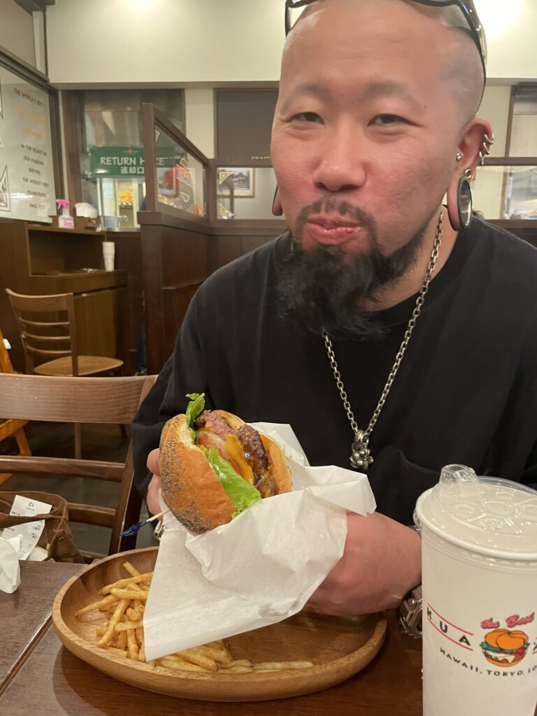 普段の旦那さん①（＠akimoto_familyさんより提供）