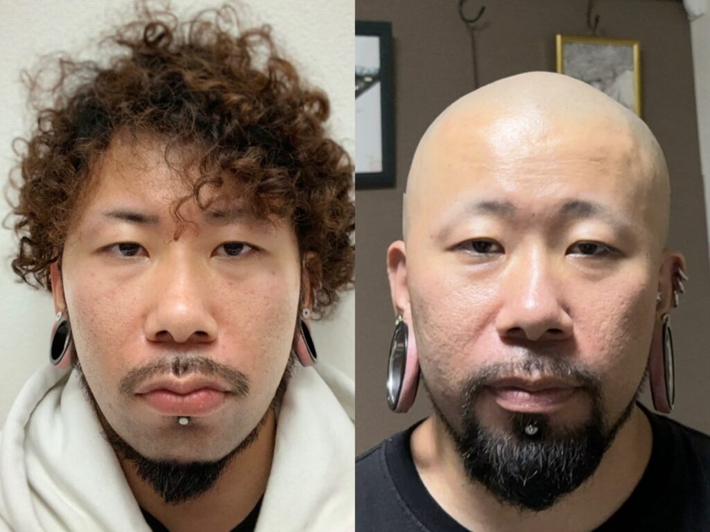 旦那さんの変化（＠akimoto_familyさんより提供）