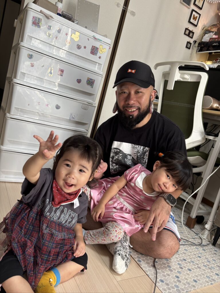 普段の旦那さん④（＠akimoto_familyさんより提供）