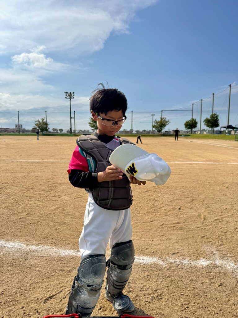 キャッチャー志望のメンバー①（＠tsurugi_meikovictorysさんより提供）