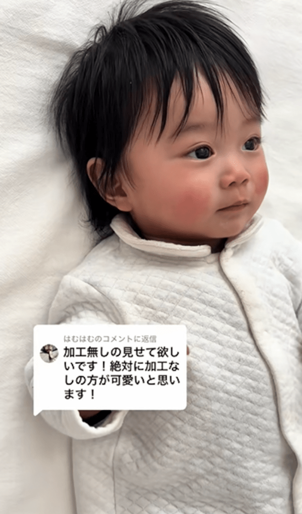 生後6ヶ月の頃の息子さん⑤（＠riobaby0805さんより提供）