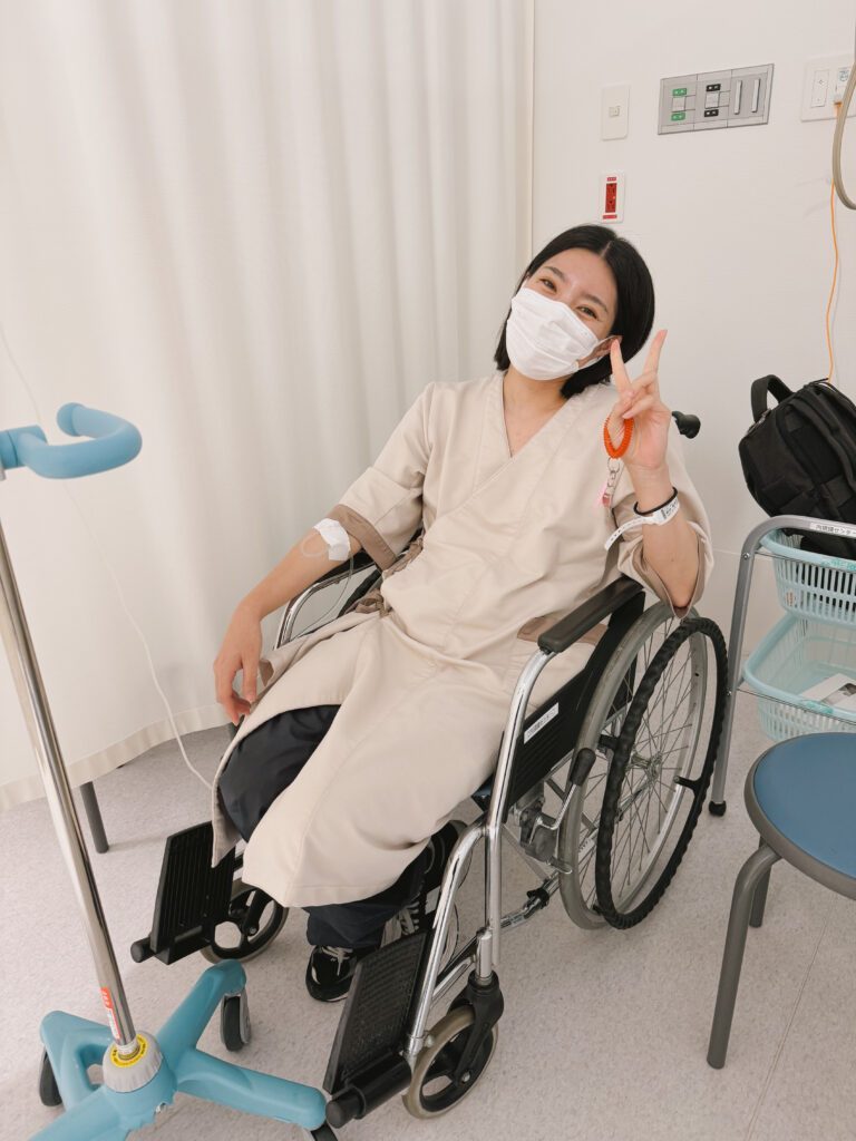 2025年5月術後初めての大腸カメラ（＠film_by_monaさんより提供）