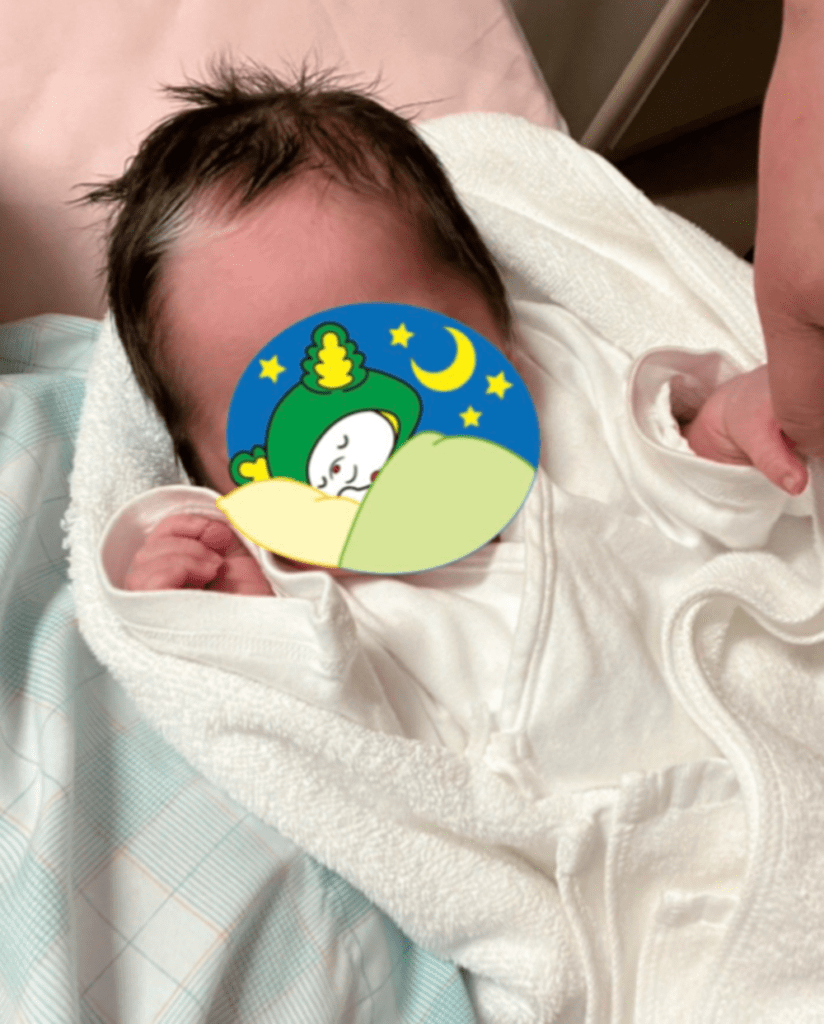 出産後（＠coyote_1925さんより提供）