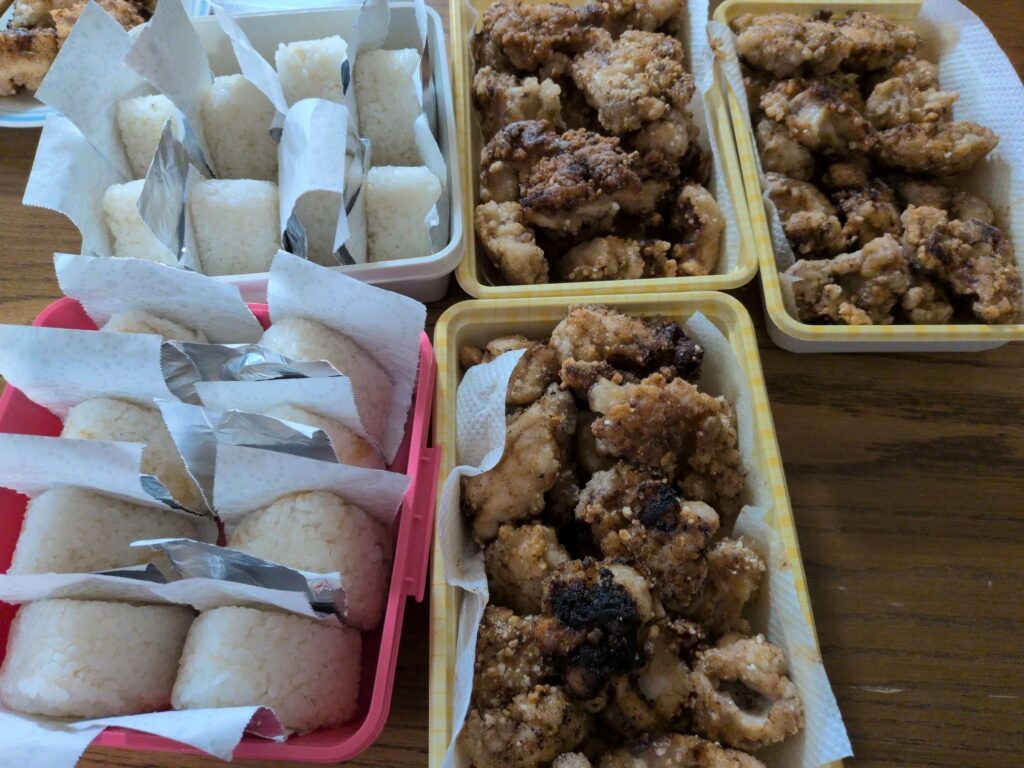 旦那さんの職場への差し入れ（＠umimama.gramさんより提供）