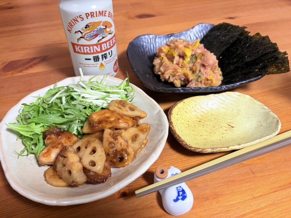 晩酌の様子③（＠soaoemcioさんより提供）