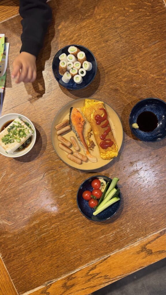 息子さんが作った朝ごはん（＠yuupapa4boy_lifeさんより提供）