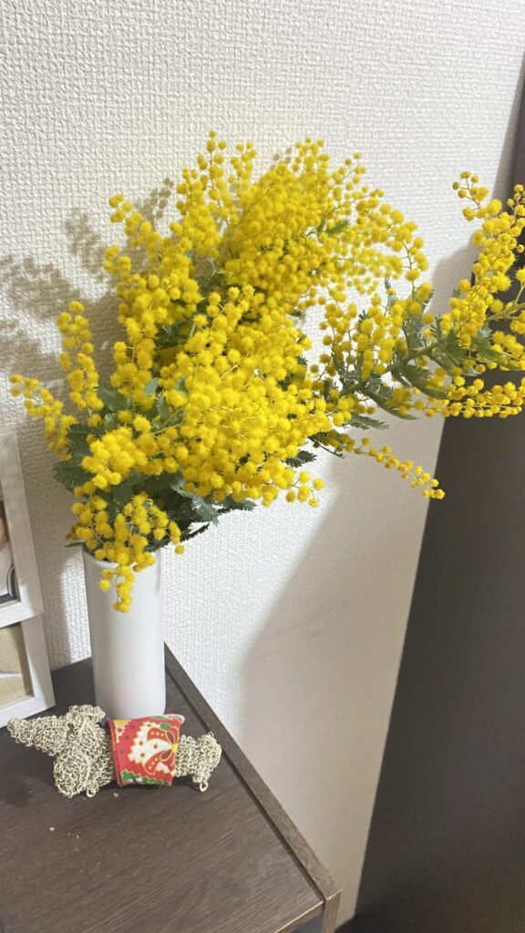 ミモザの花束②（＠bambi_0403さんより提供）