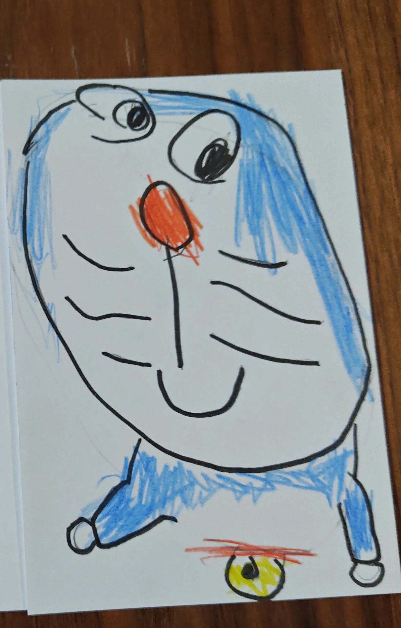 4歳児が叔母のために書いた絵。その後、叔母がとったまさかの行動に「両方好き」「愛情たっぷり」「私も欲しい！！」