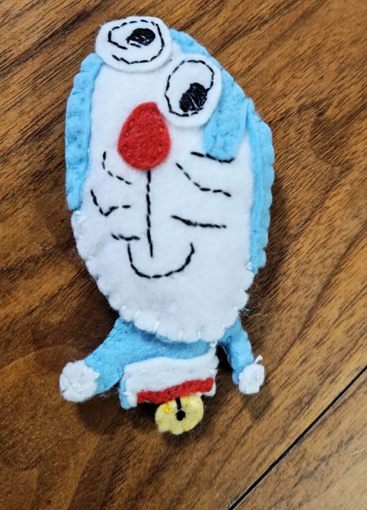 手作りマスコット（＠koho_and_ruta_artさんより提供）