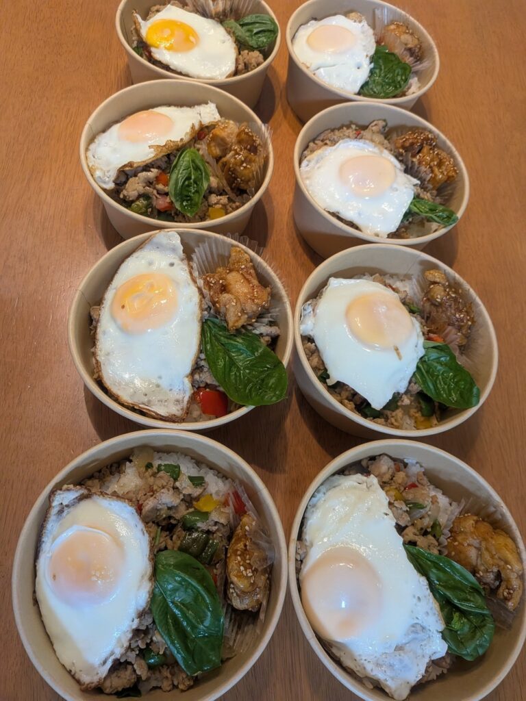 息子さんの友達に作ったお弁当（＠megu4732さんより提供）