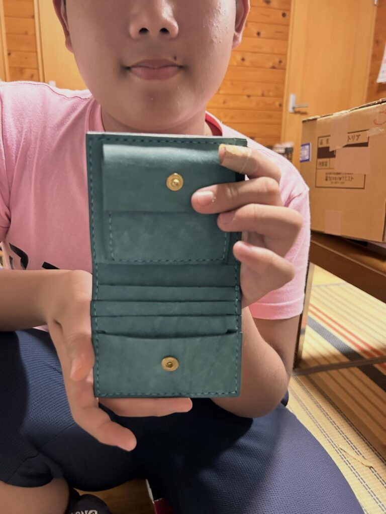 息子さんが作った財布④（＠rikurioreoさんより提供）