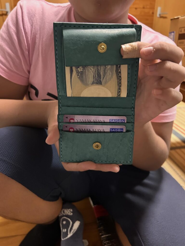 息子さんが作った財布⑤（＠rikurioreoさんより提供）
