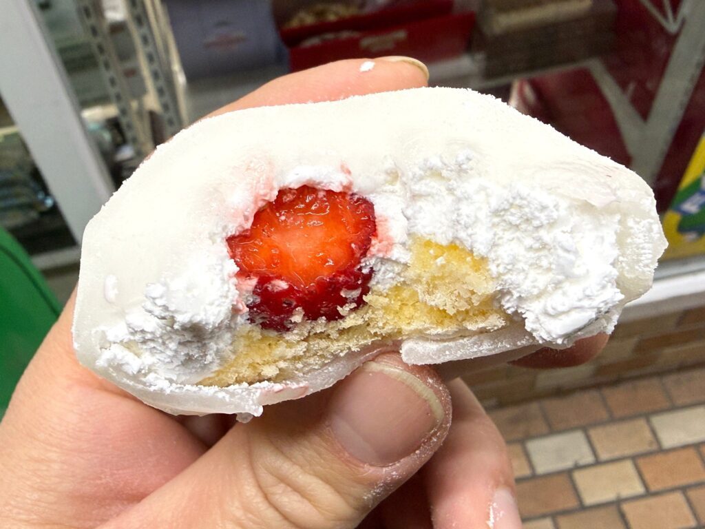 【実際の写真】大福の中身