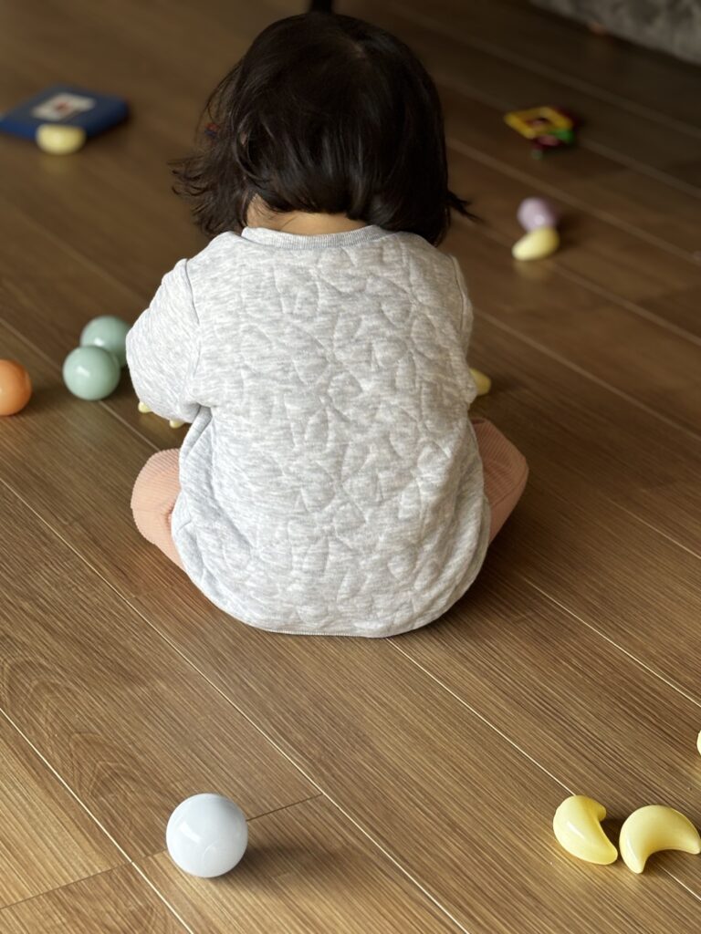 娘さんの普段の様子③（@mio_wokingmamaさんより提供）