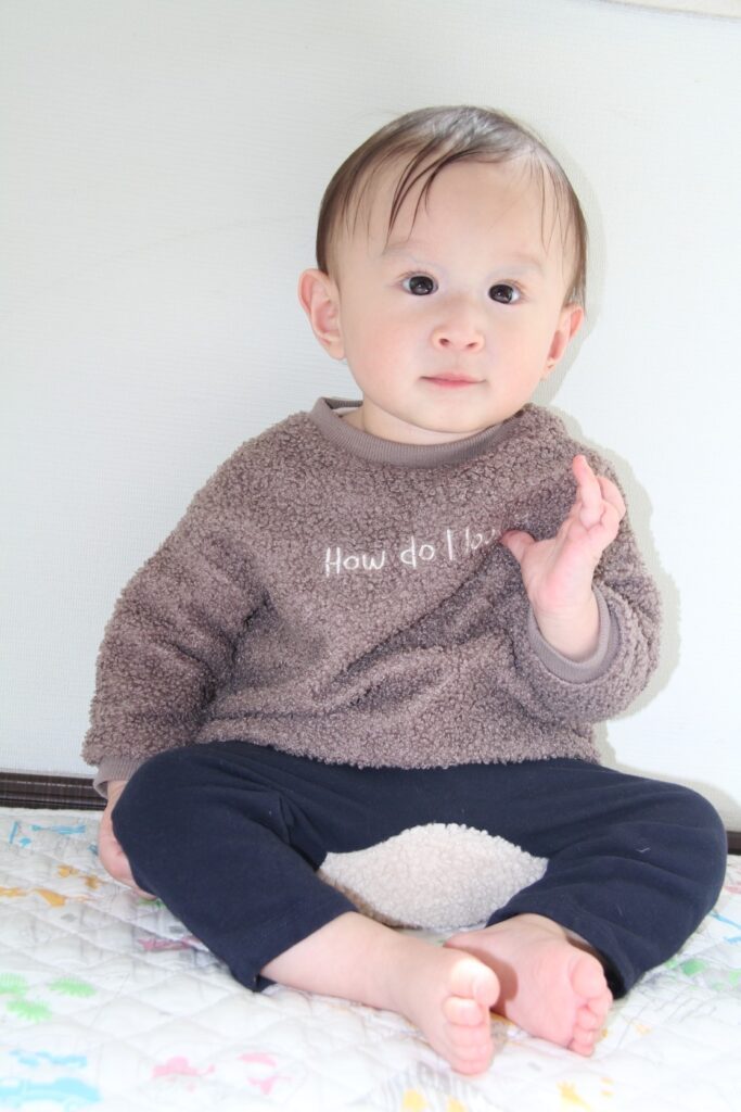 普段の息子さん②（＠mogu.ayuさんより提供）