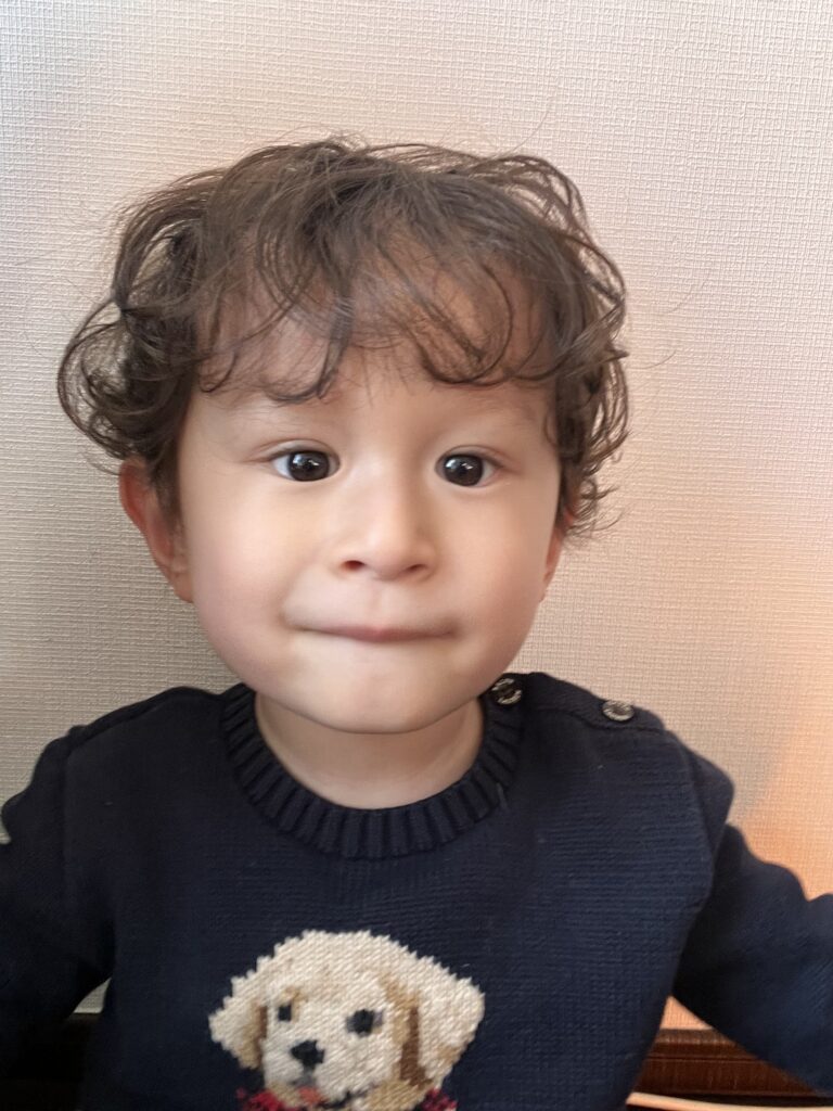 普段の息子さん④（＠mogu.ayuさんより提供）