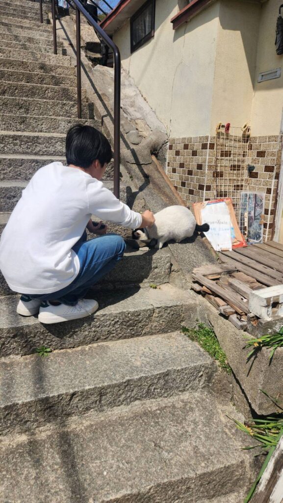 【実際の写真】お母さんが見つけた息子さんの様子