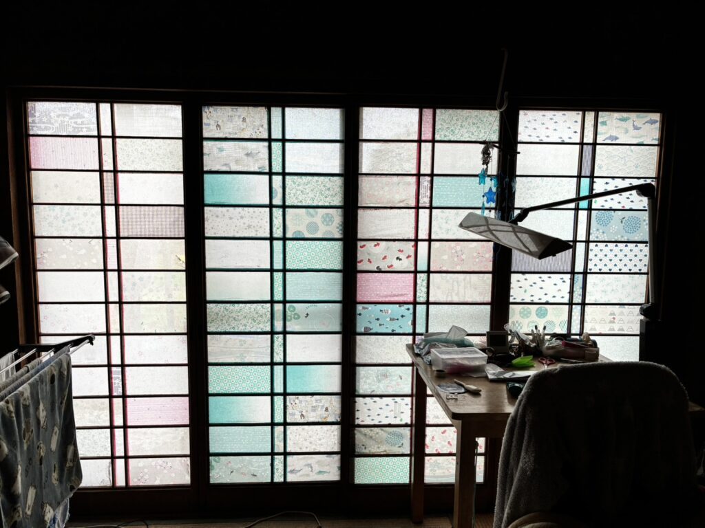 張り替えた障子戸②（re.ikoさんより提供）