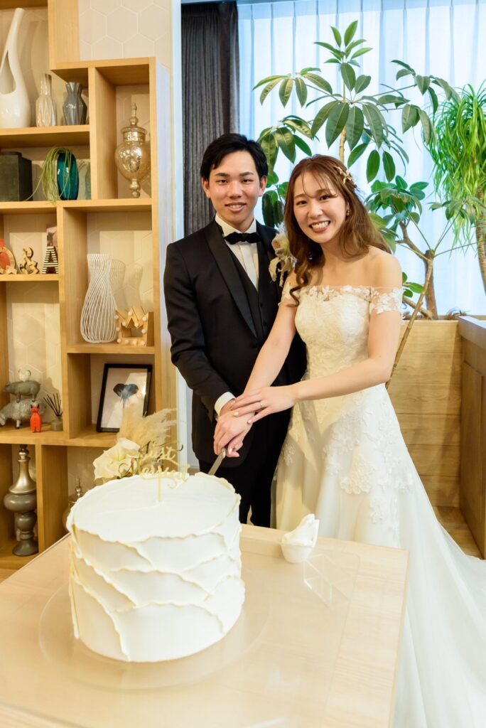 結婚式での写真①（@1___9rkさんより提供）