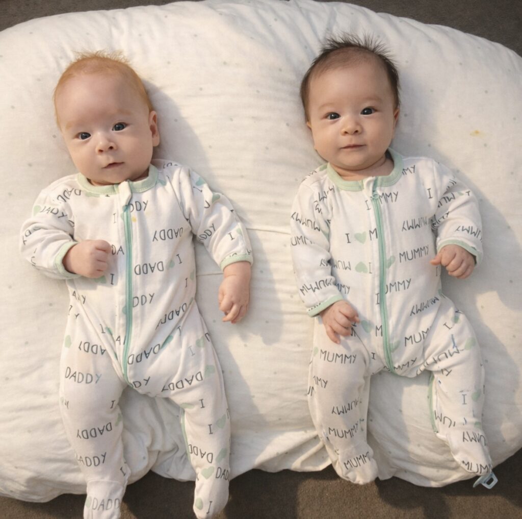 双子くんの写真②（＠iori.forsythさんより提供）