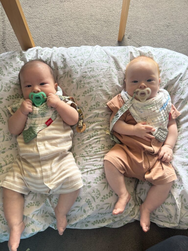 双子くんの写真④（＠iori.forsythさんより提供）