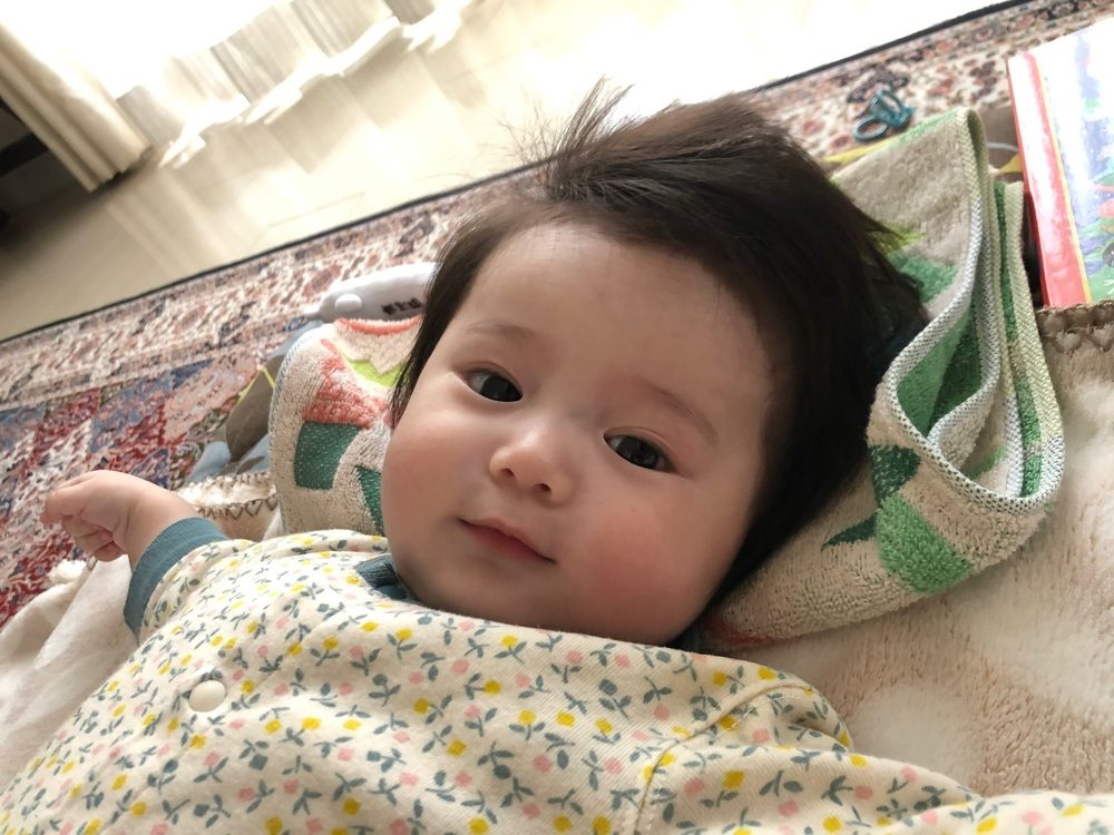 生後間もない頃②（@___.86bo_さんより提供）