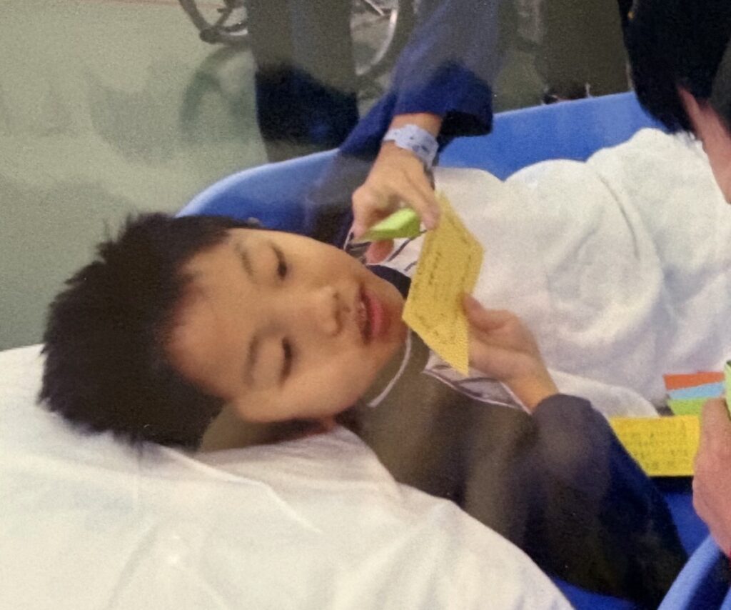 息子さん①（＠rico_enjoyさんより提供）