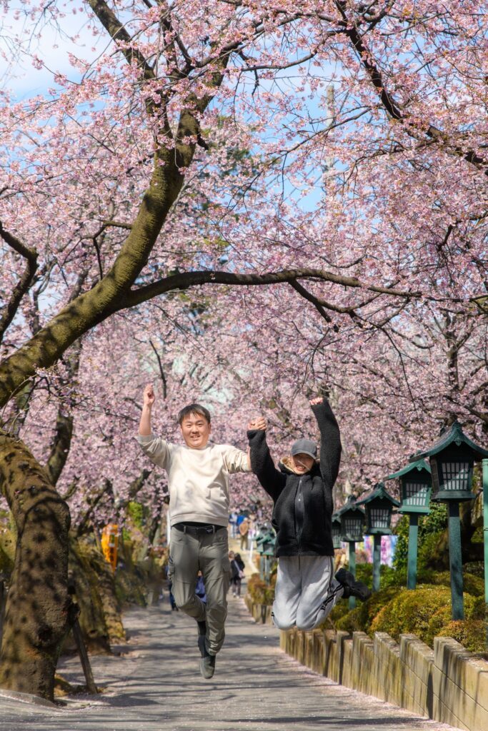 夫婦での撮影①（＠sho_marukidsさんより提供）