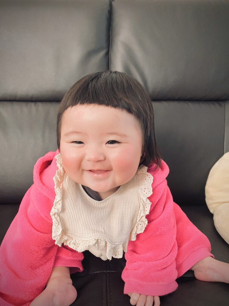 カット後の様子③（＠hinakana_s_mamaさんより提供）