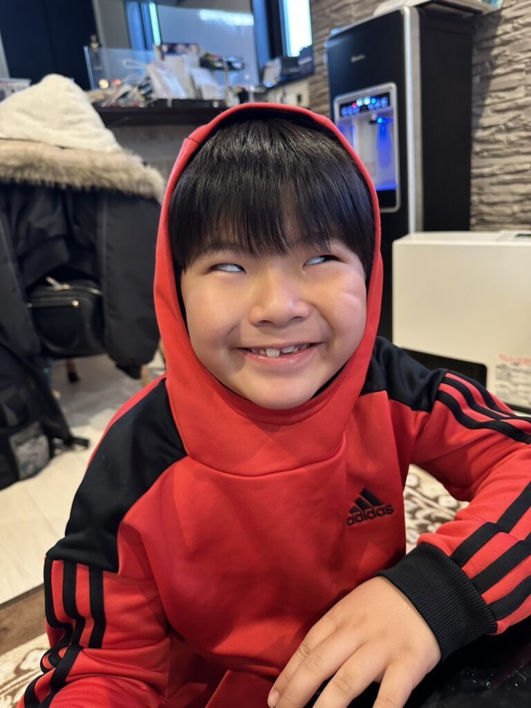 普段の息子さんの様子②（＠arisa.aida81さんより提供）