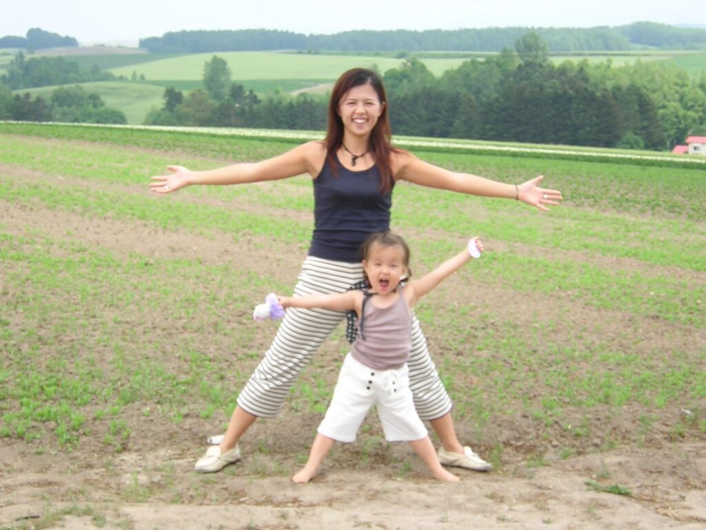 お母さんとの写真④（＠_zoedazoeさんより提供）