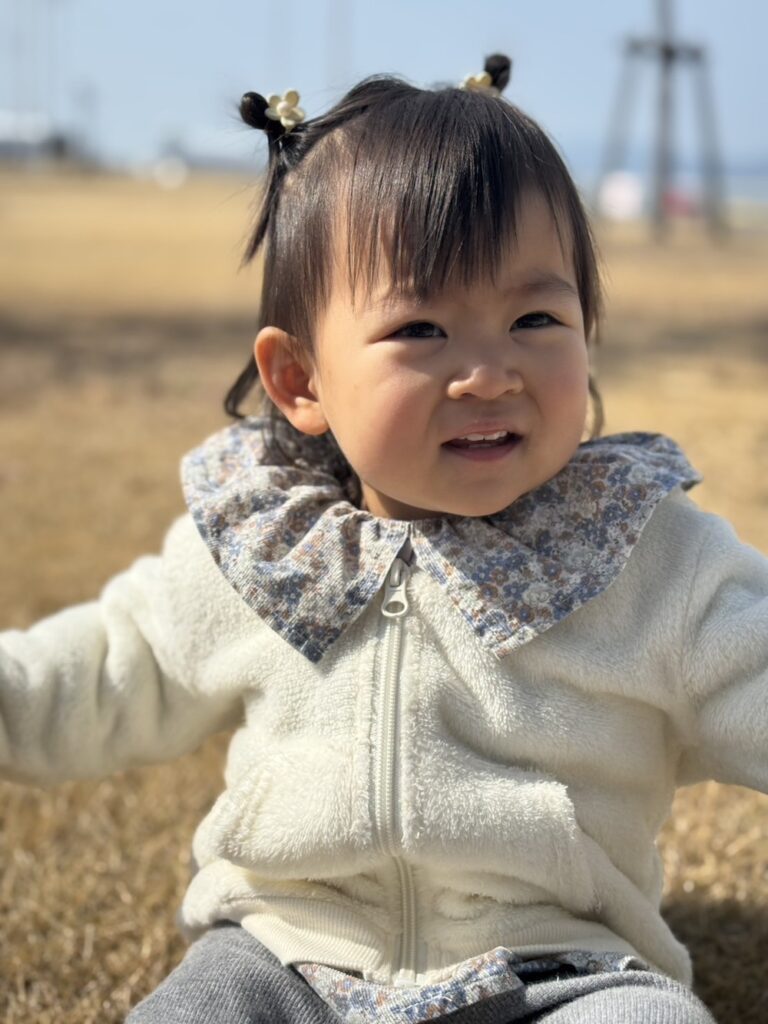 元気いっぱいの娘さん（@frombehind_2406さんより提供）