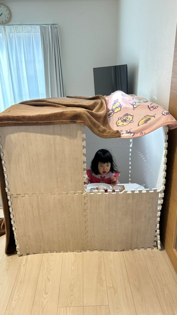 娘さんの秘密基地④（＠nail_minimal_23さんより提供）