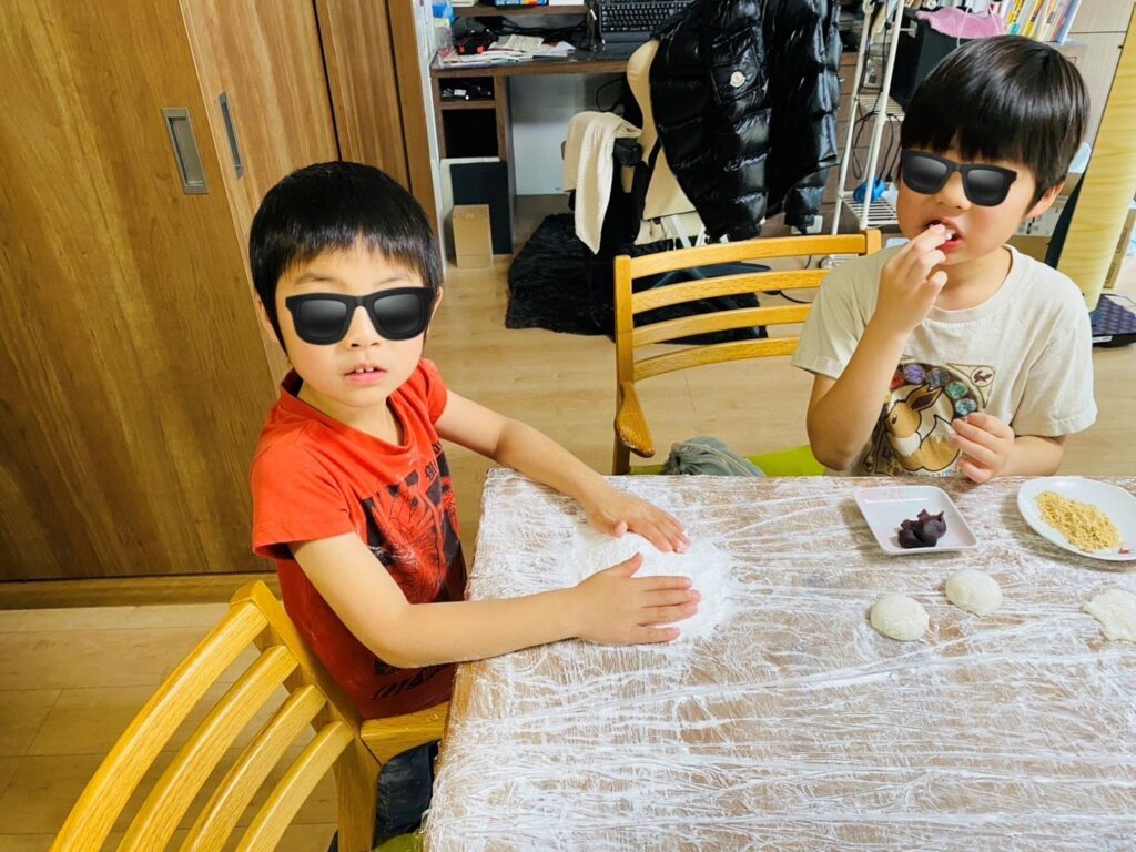 今回のお餅つきの様子③（＠haruka49_さんより提供）