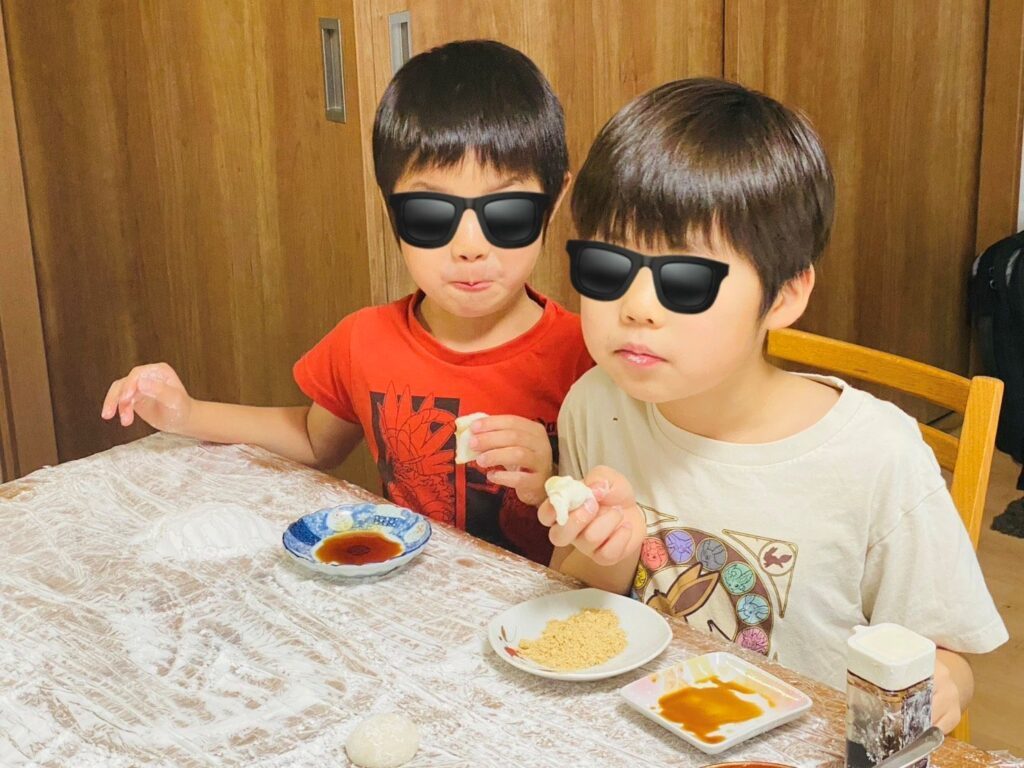 今回のお餅つきの様子②（＠haruka49_さんより提供）