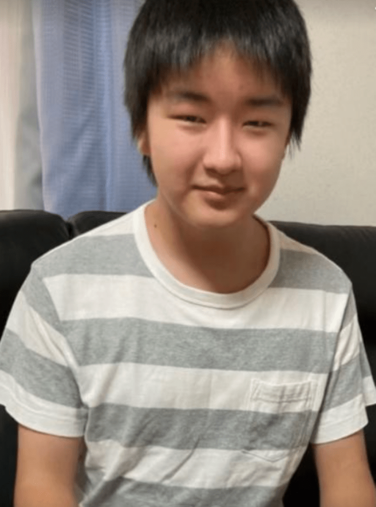 15歳の頃（＠tricamasi6さんより提供）