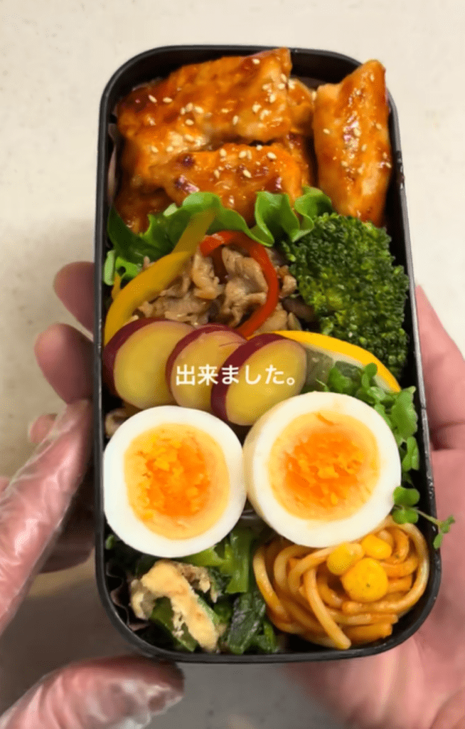 完成したお弁当（＠oyajino.bentoさんより提供）
