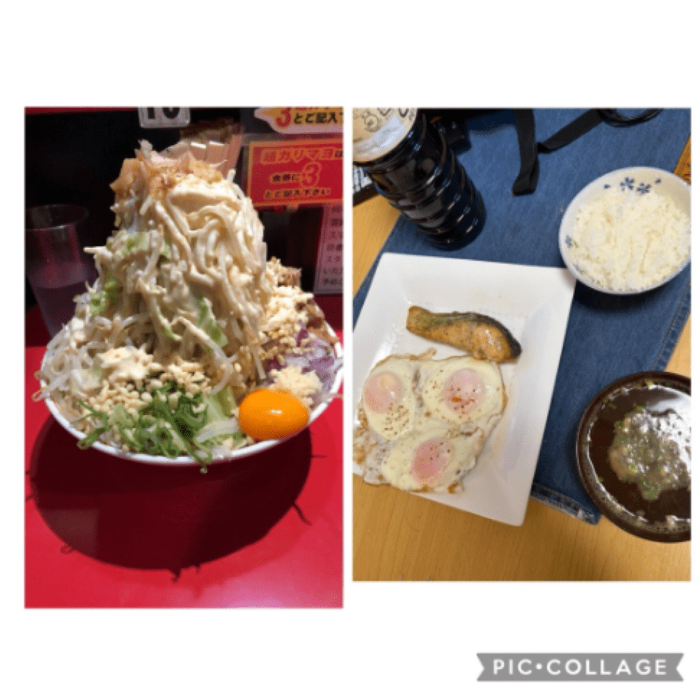 食事の変化（＠mukimki2929さんより提供）