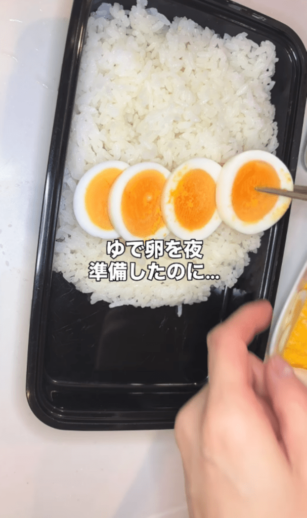 お弁当作りの様子③（＠juma_renoさんより提供）