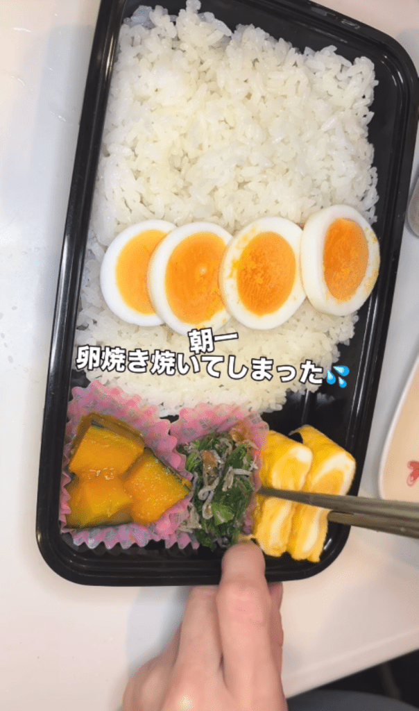 お弁当作りの様子④（＠juma_renoさんより提供）