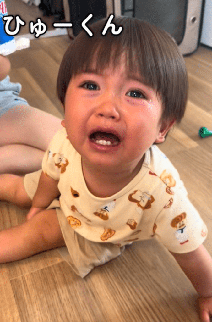 普段の息子さん①（＠hyu.mogmogさんより提供）