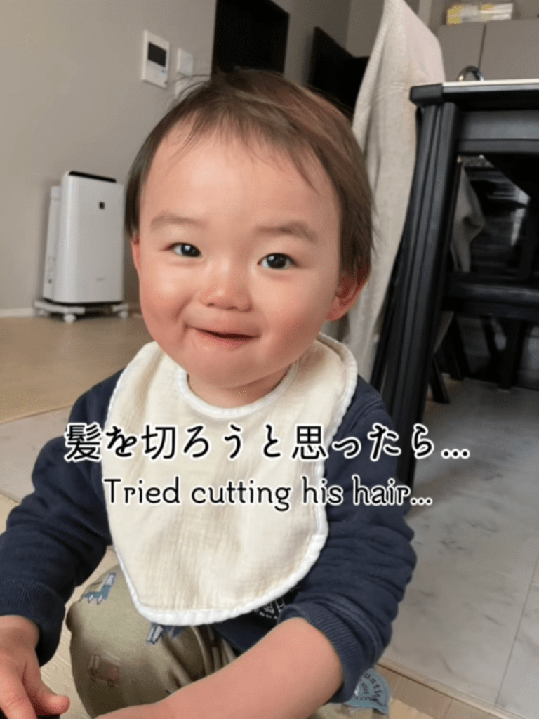 ヘアカット前（＠mirutanuさんより提供）