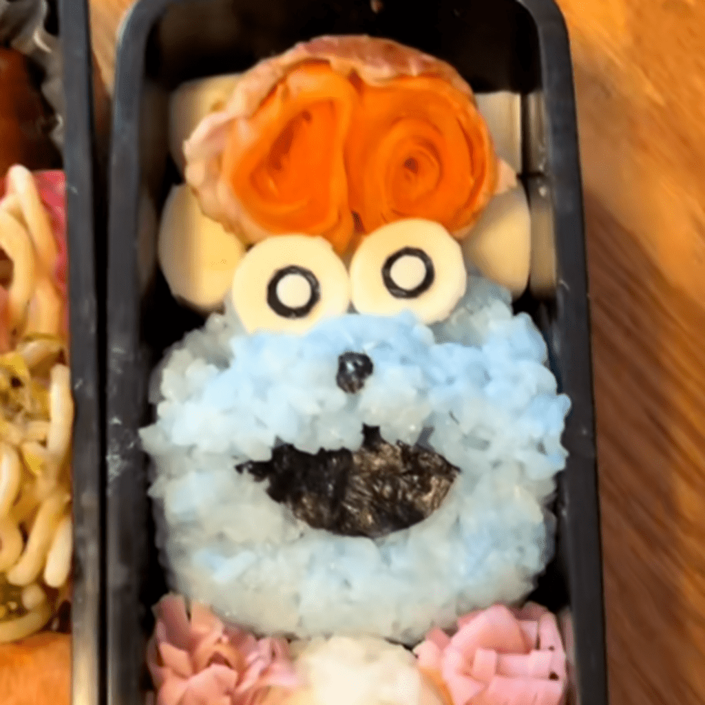 手作りのキャラクター弁当②（@yuumin_root1039さんより提供）