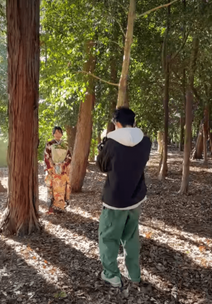 撮影の様子③（@aoao__1214さんより提供）