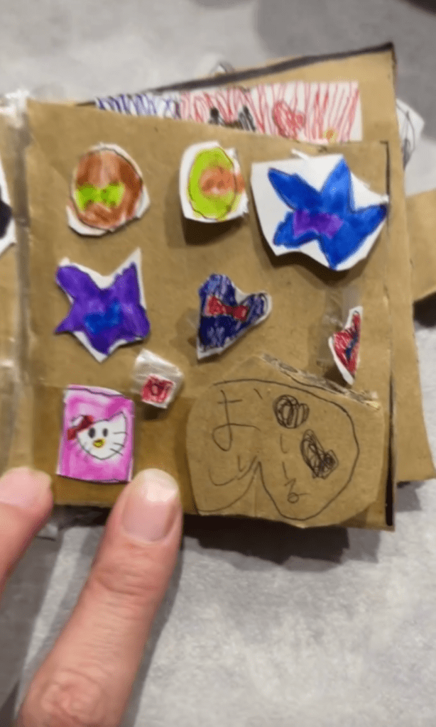 手作りシール②（＠kurukuru.maru1126さんより提供）