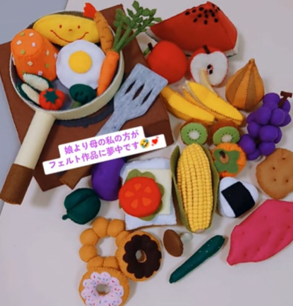 お義母さん手作りのおままごとセット⑥（＠nana_mama777さんより提供）