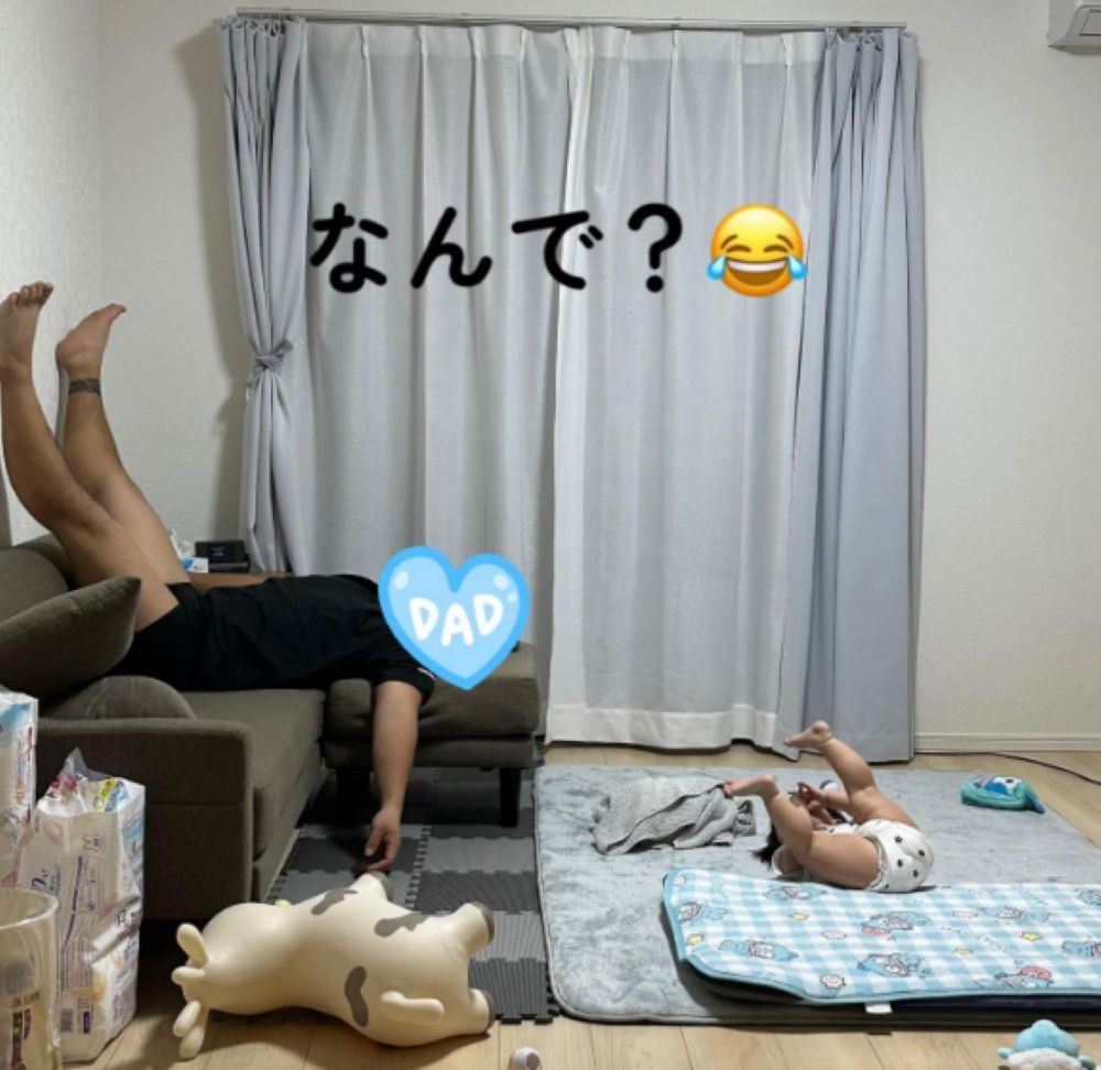 リビングをのぞいてみると…②（＠sauii5900さんより提供）